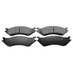 Set of 4 Rear ProAct Disc Brake Pads for Dodge Ram 1500/2500/3500 (2000–2008)