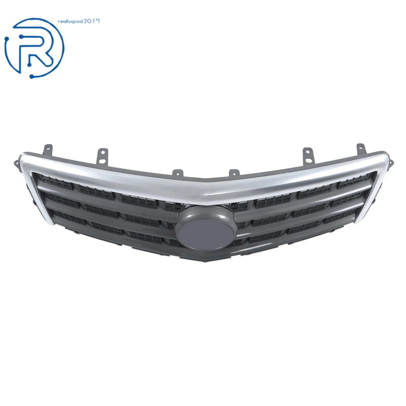 Mesh Upper Grille for Cadillac ATS (2013-2014) Dark Gray Matte Frame