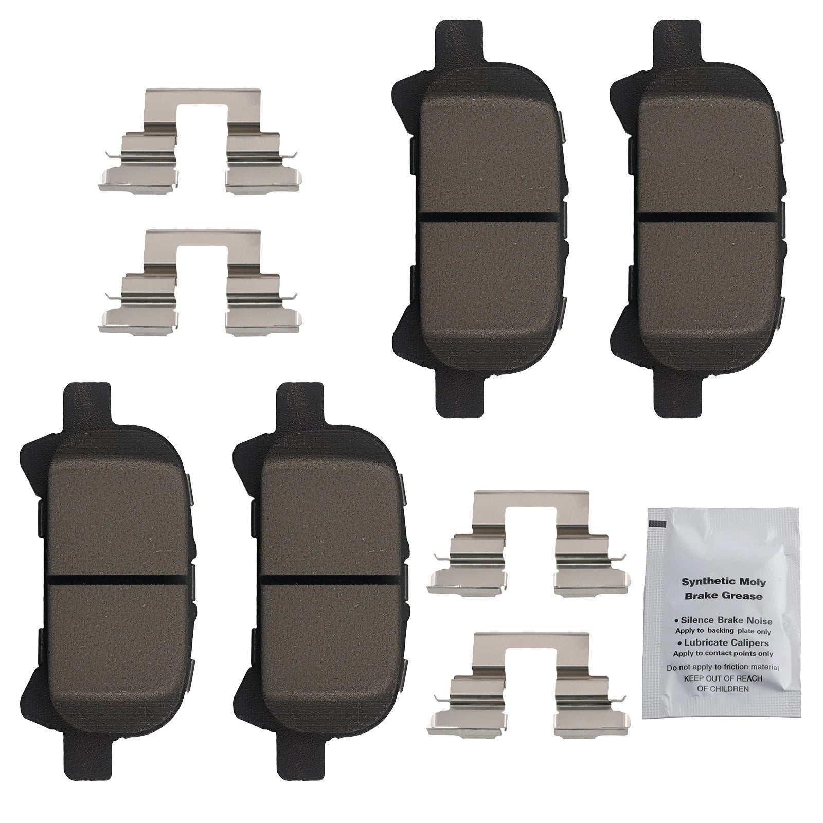 Rear Brake Pads Kit for Toyota Avalon/Solara/Camry (2000–2008) D828