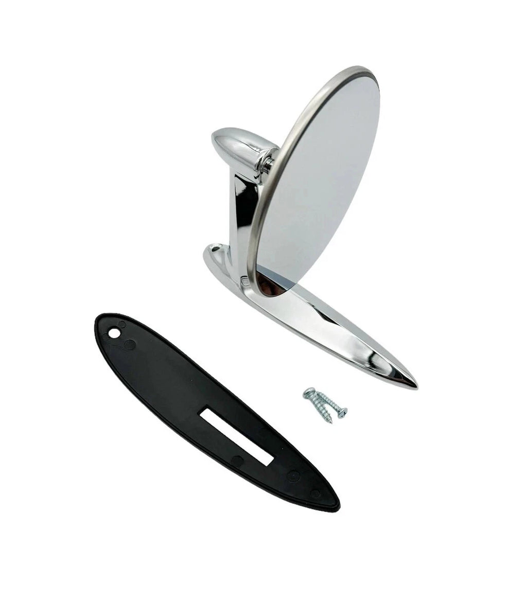 Exterior Door Mirror Assembly with Hardware for 1955-1957 Chevrolet Bel Air