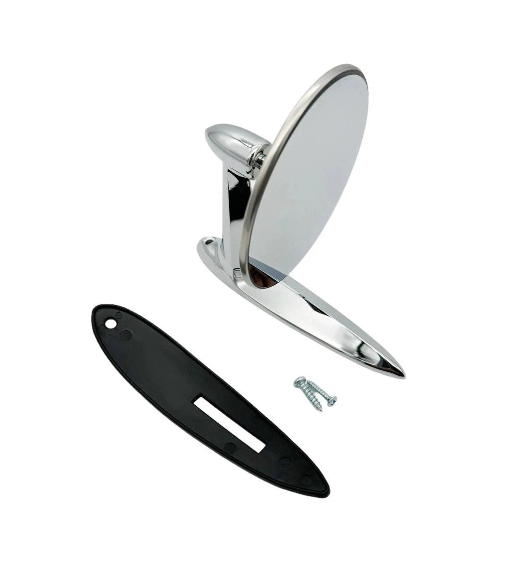 Exterior Door Mirror Assembly with Hardware for 1955-1957 Chevrolet Bel Air