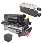 Air Suspension Compressor Pump + Valve Block for Mercedes W220 (1999–2006)