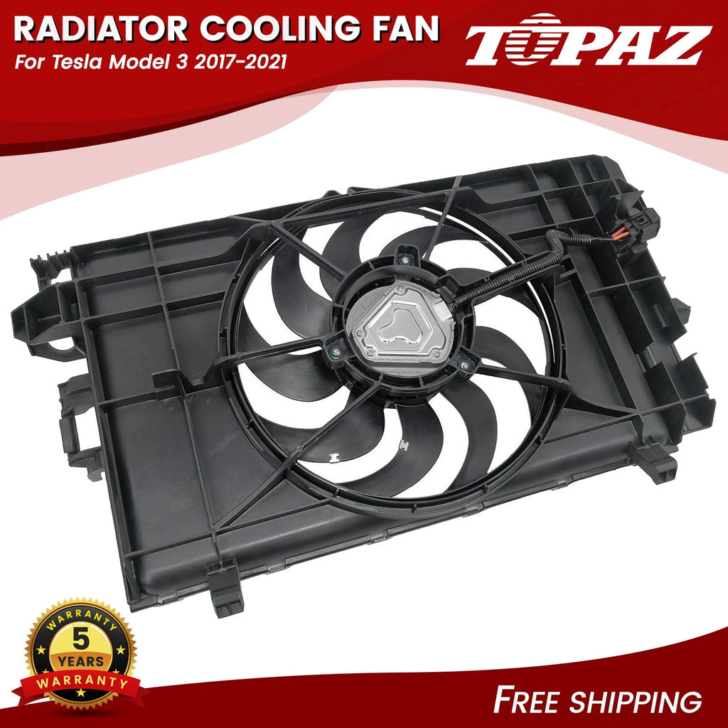 AC Engine Condenser Radiator Cooling Fan for Tesla Model 3 (2017–2021)