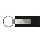Black Leather Keychain KC1540.TYP - Officially Licensed for Type S