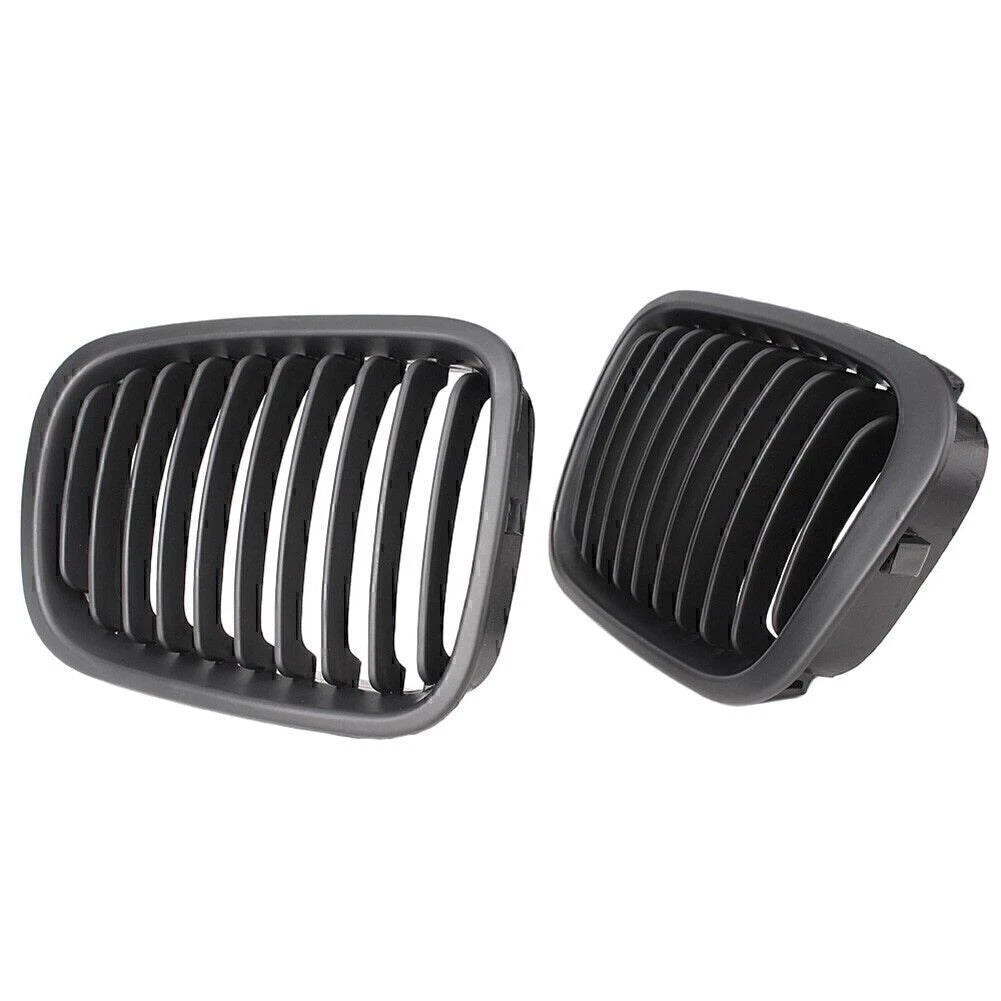 Front Grille Cover for BMW E46 320i 323i 330i (1998–2001) Matte Black