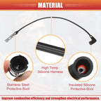 Set of 4 Spark Plug Wires for Volkswagen Beetle (06A905430H)