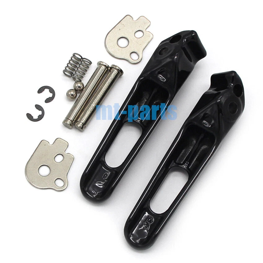 Black Rear Footrest Pegs for Honda CBR1000S (2014) / CB1000R (2009–2016)