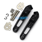 Black Rear Footrest Pegs for Honda CBR1000S (2014) / CB1000R (2009–2016)