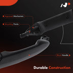 Front Primed Black Exterior Door Handle for Chevy Spark (2016â2021)