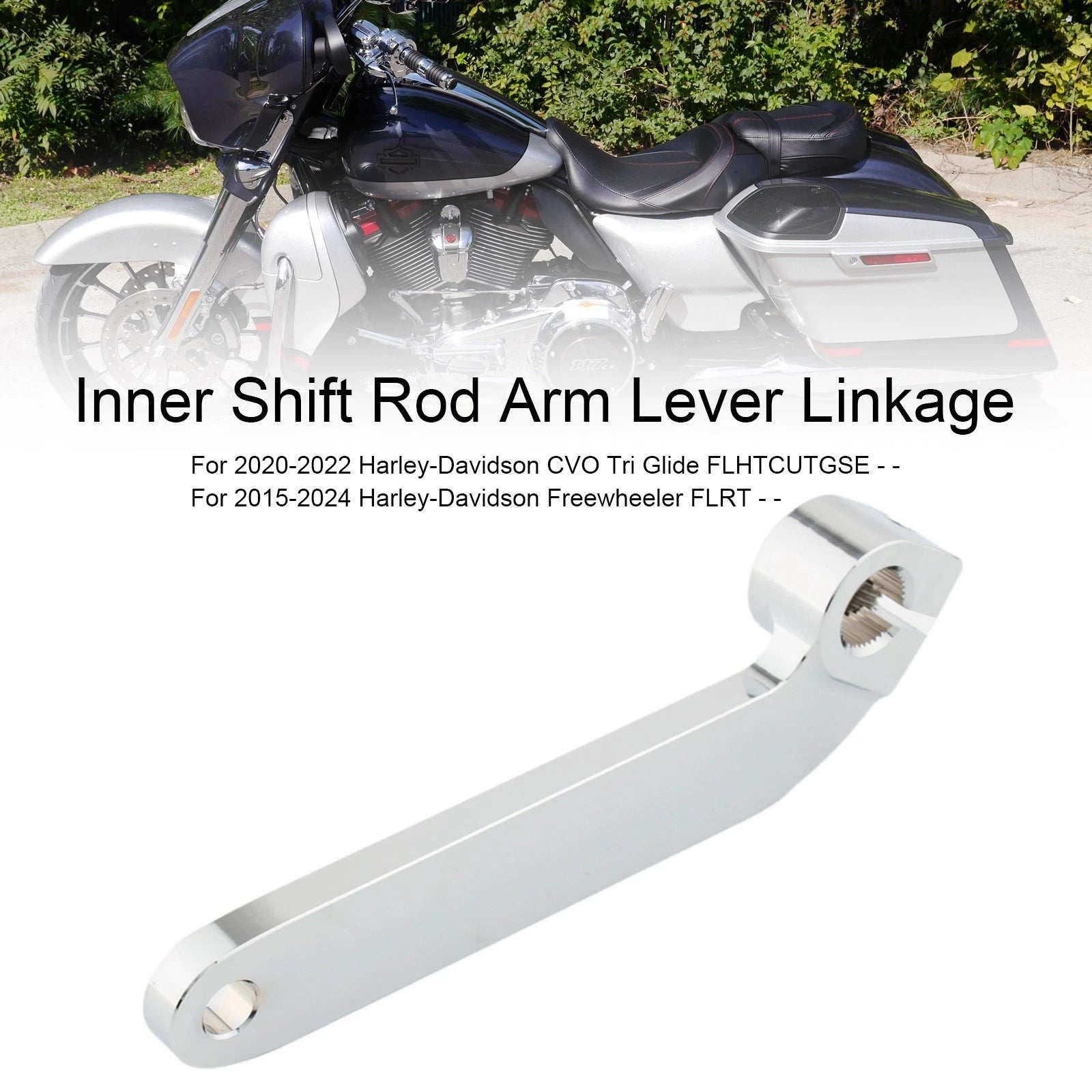 Inner Shift Rod Arm Lever Linkage for Harley Road King FLH FLT FLRT (1984–2019)