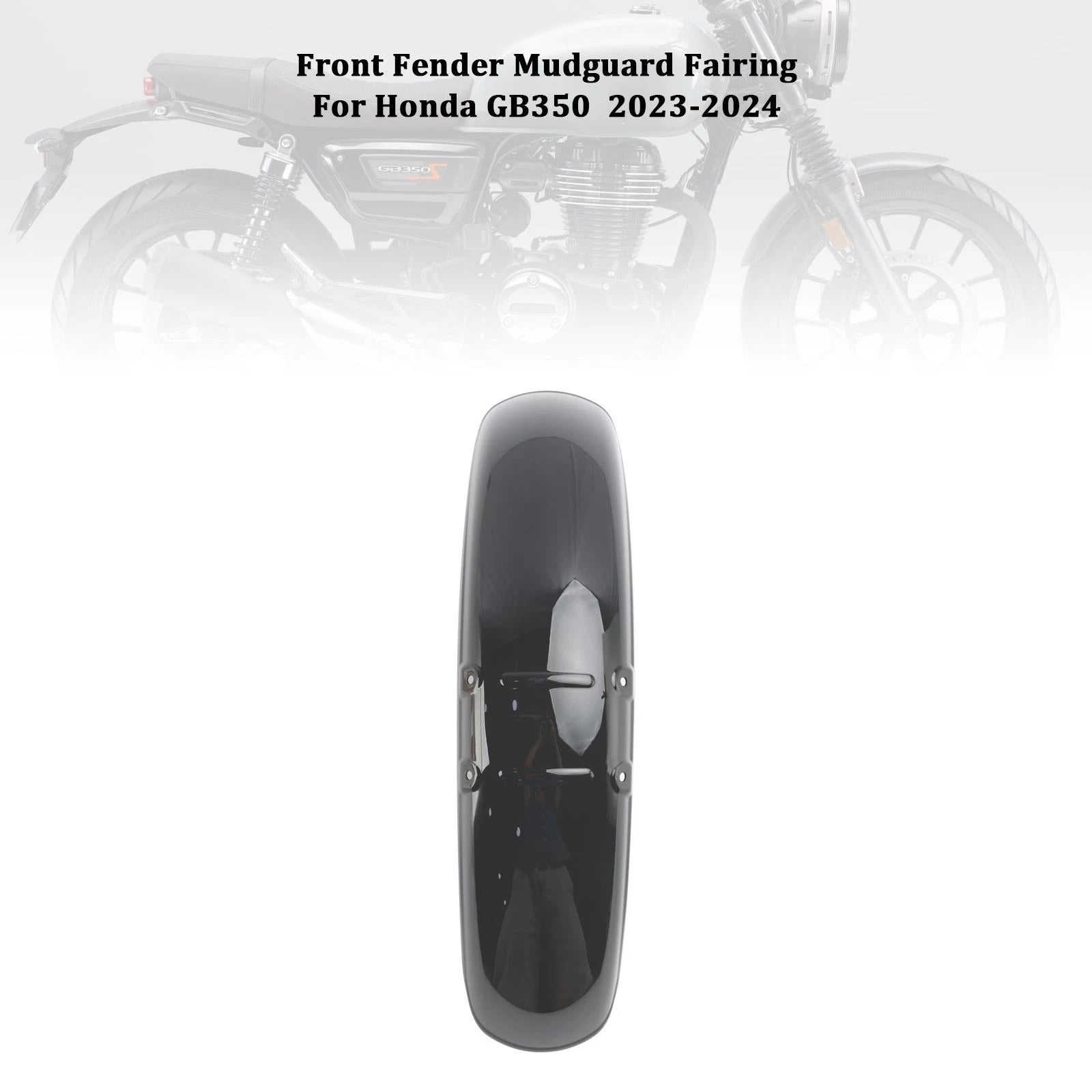 Front Fender Mudguard for Honda GB350 (2023–2024) Black