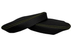 Leather Door Panel Armrest Cover for Toyota Sienna (2005–2010) Yellow Stitch