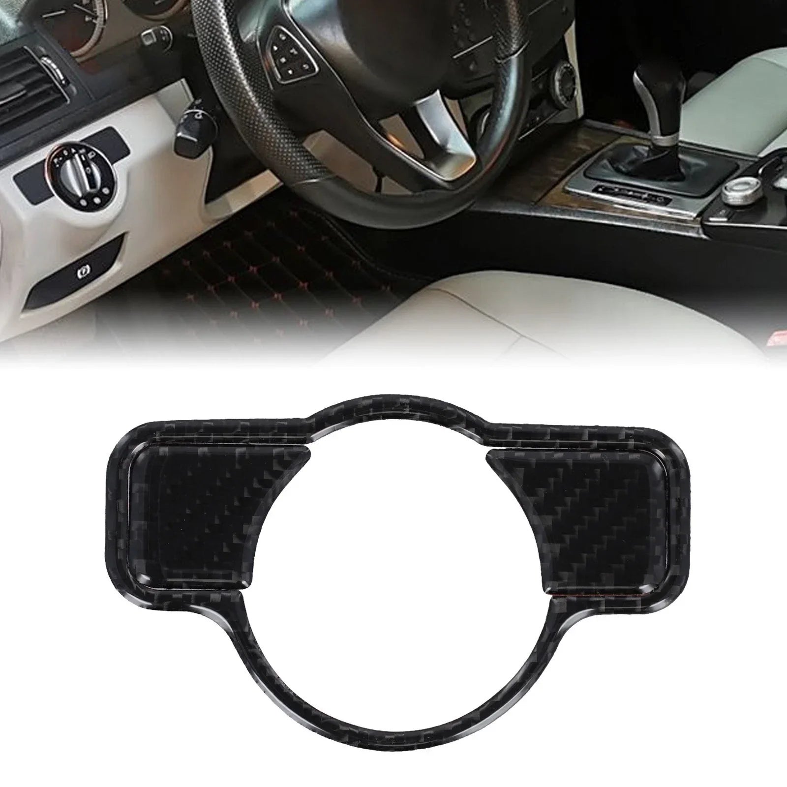 Carbon Fiber Trim for Mercedes-Benz C-Class (2007–2014)
