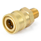 1X Pressure Washer Connect Coupler Converter 1/4 Inch Male Adapter
