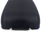 Leather Console Armrest Cover for Chevrolet Colorado (1995–2005) Blue Stitch