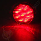 Set of 10 Red & Amber Sealed Round 2" Side Marker Lights for Trailer RV (12V)