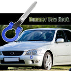 Blue Aluminum Alloy Round Front Rear Bumper Tow Hook Screw for Lexus IS (2006-2013)