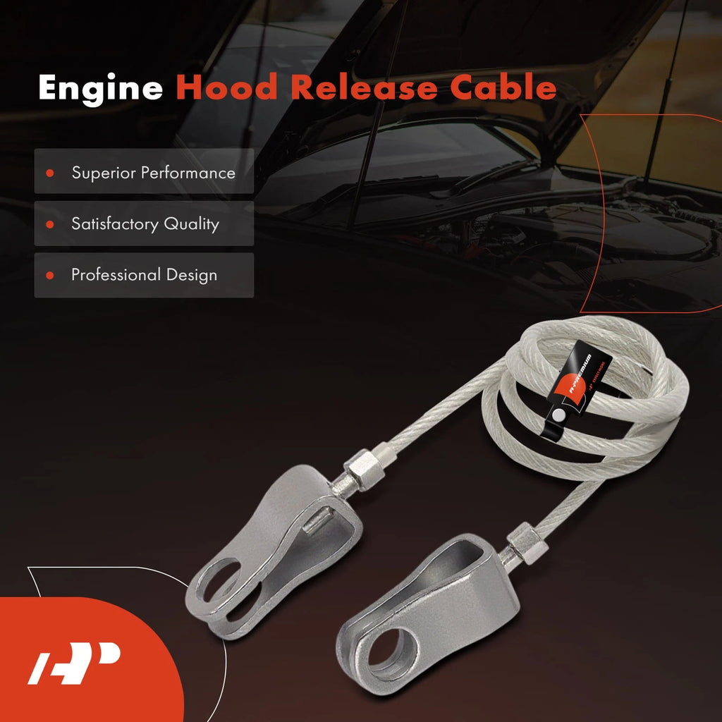 Hood Release Cable for Chevrolet C6500 Kodiak GMC C7500 Topkick (1990–2009)