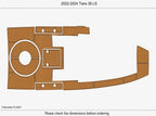 EVA Pads for Tiara 38 LS (2023) - Swim Platform Cockpit Teak Deck Flooring Mat
