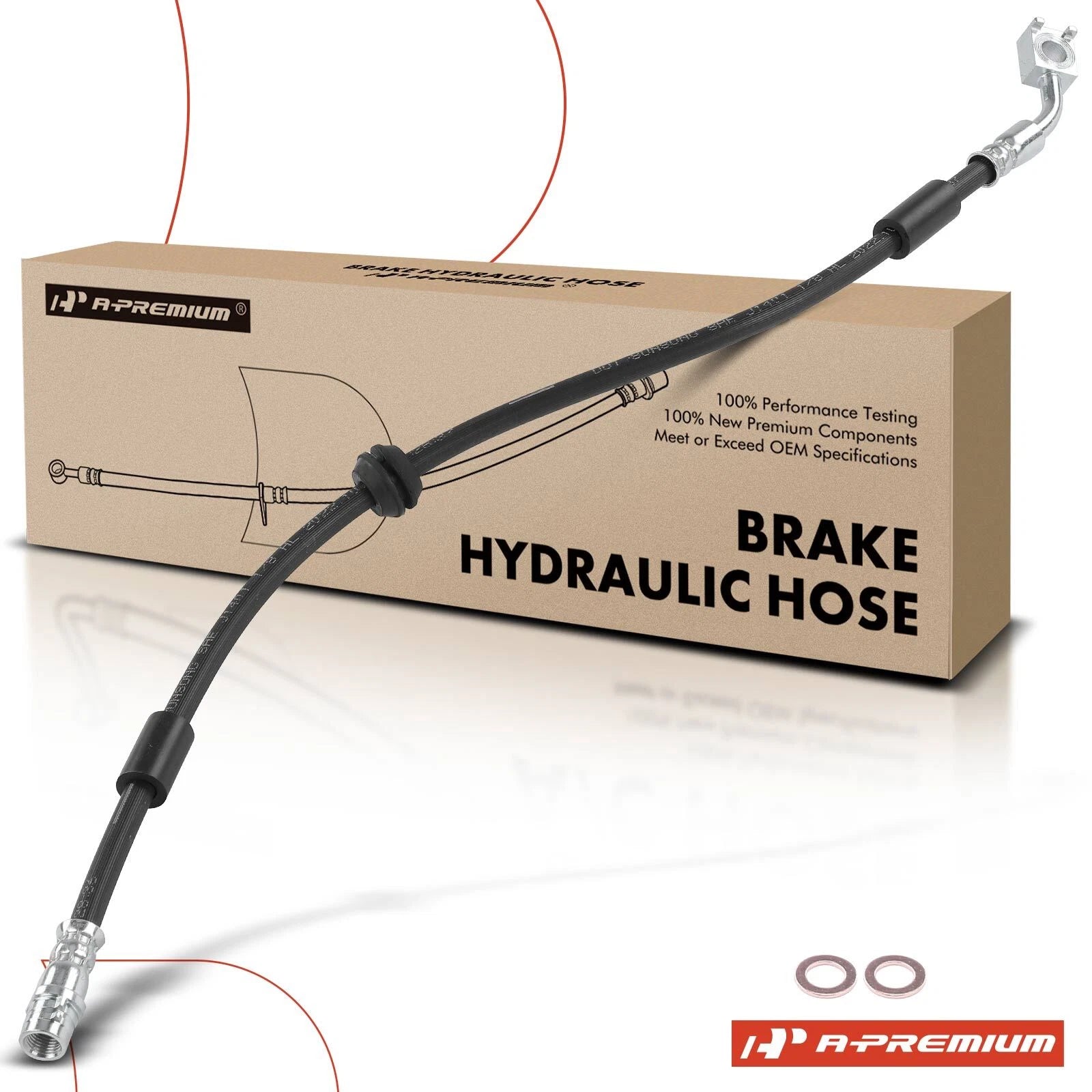 Front Right Brake Hydraulic Hose for Benz W205 S205 CLS63 AMG (2015–2020)