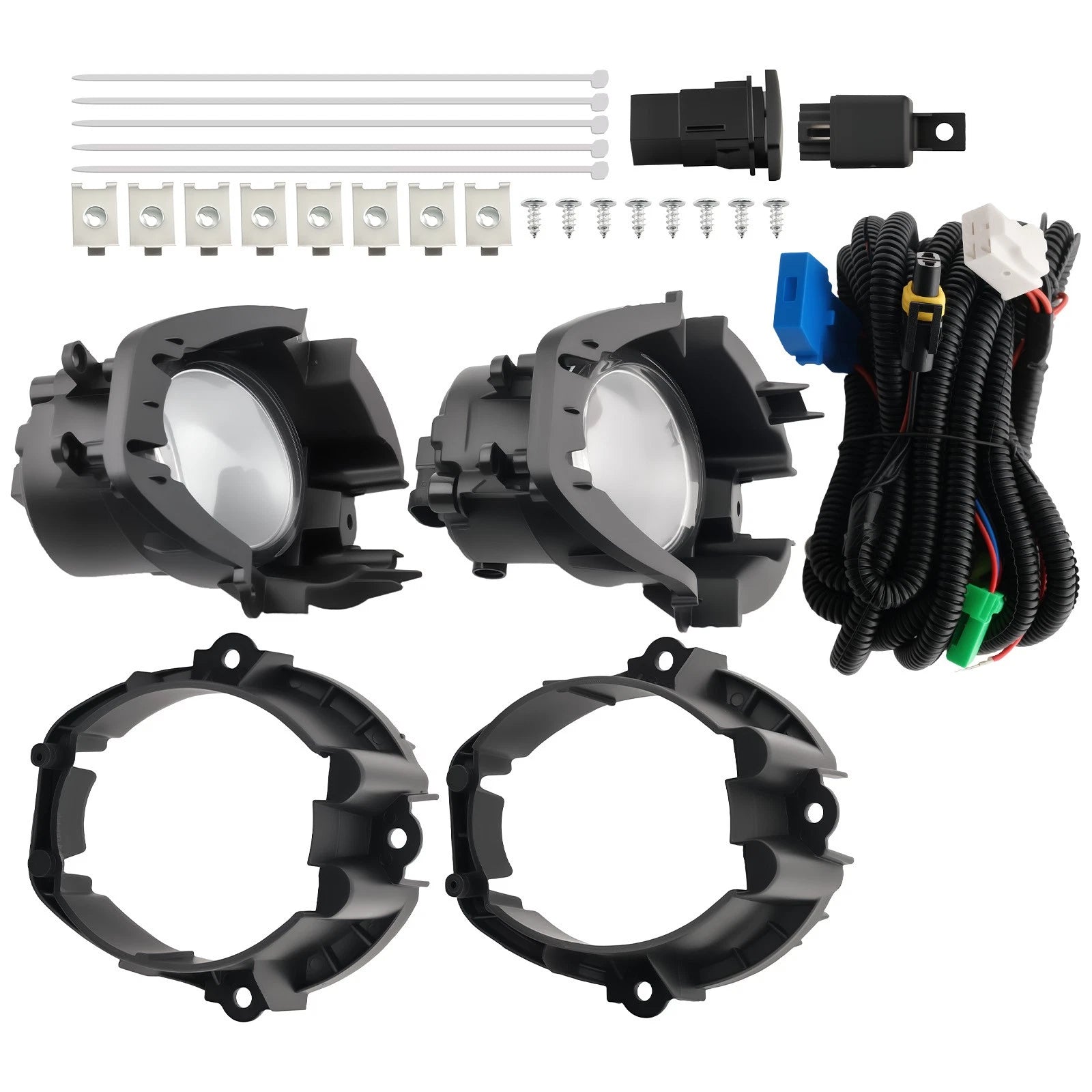 2X Fog Lights for Toyota RAV4 (2006–2008) - Bumper Lamps W/Switch