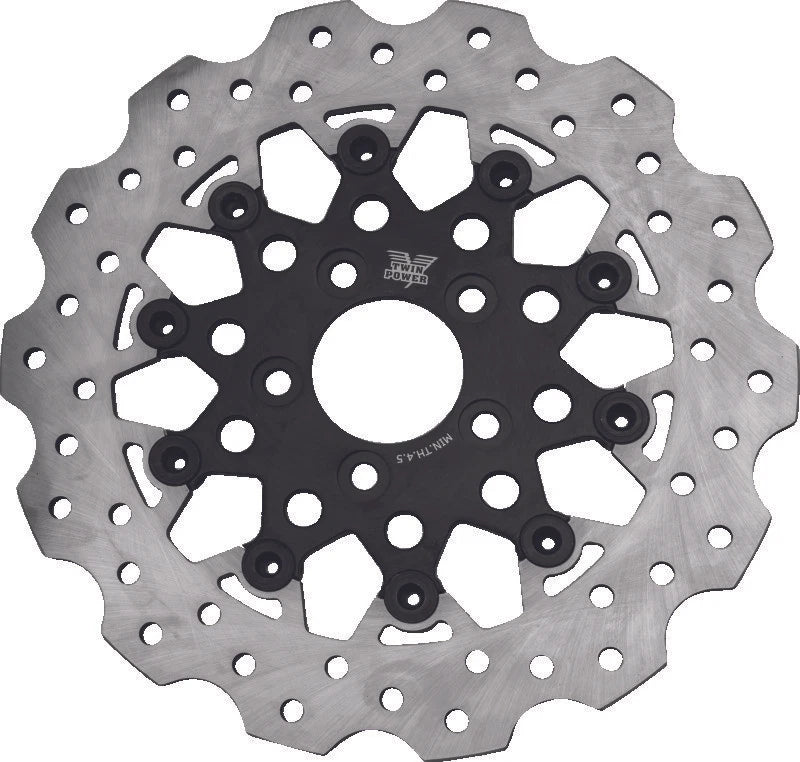11.8" Scalloped Floating Rotor for Harley FLH FLT (2008–Present)