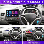 10'' CarPlay In-Dash Stereo GPS for Honda Civic (2006–2011)