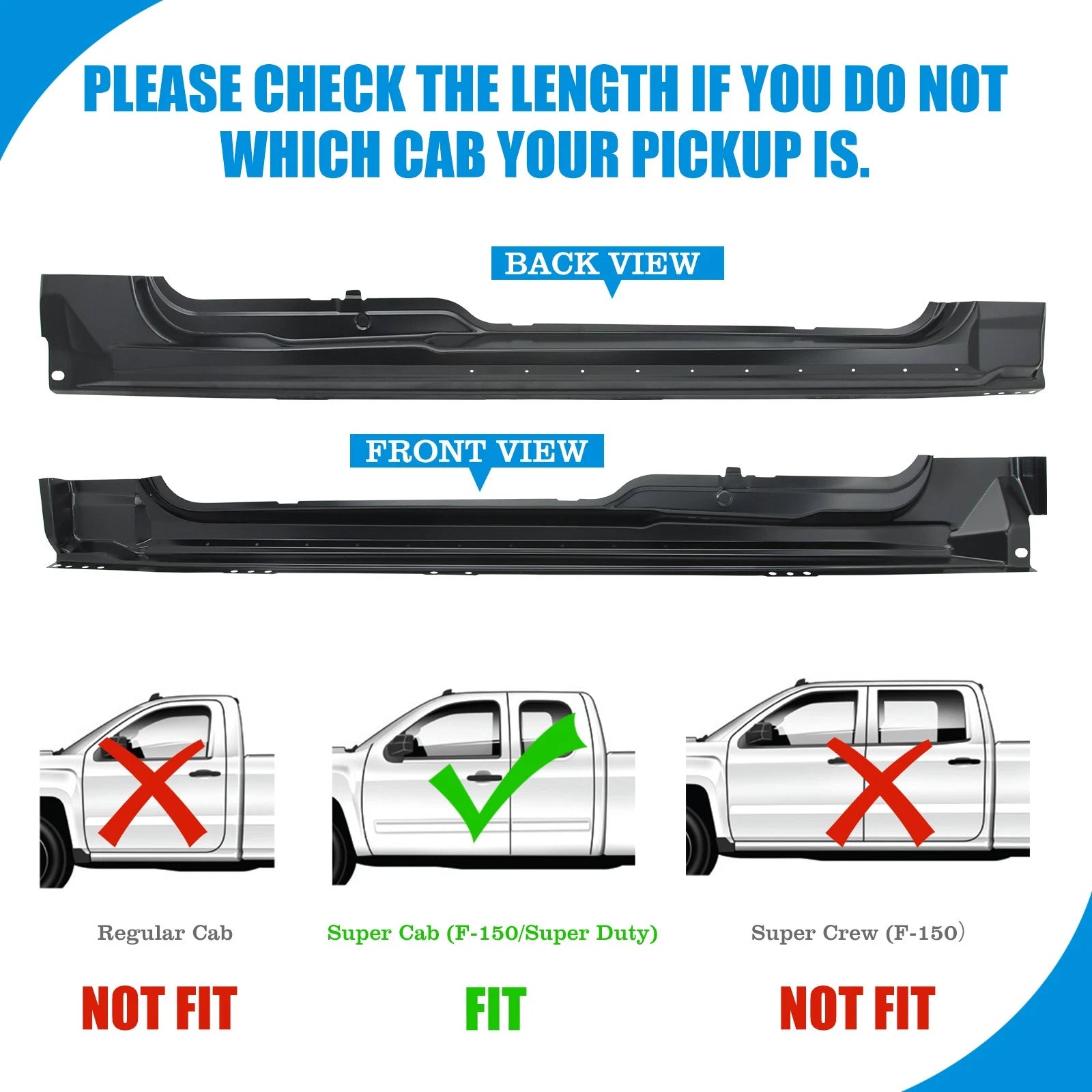 Outer Rocker Panels for Ford Expedition (2003–2017)