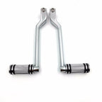 Chrome Heel Toe Shift Lever w/ Shifter Pegs for Harley Fat Boy (2000–2023)