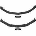 Front Bumper Spoiler Lip for Chevy Camaro SS V8 (2016–2024) Tinted Matte Black