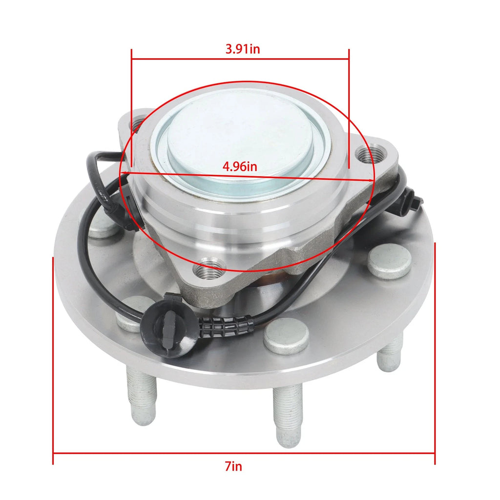 Wheel Hub Bearing for Chevy Silverado GMC Sierra 1500 Tahoe Yukon (2007–2018)