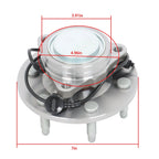 Wheel Hub Bearing for Chevy Silverado GMC Sierra 1500 Tahoe Yukon (2007–2018)