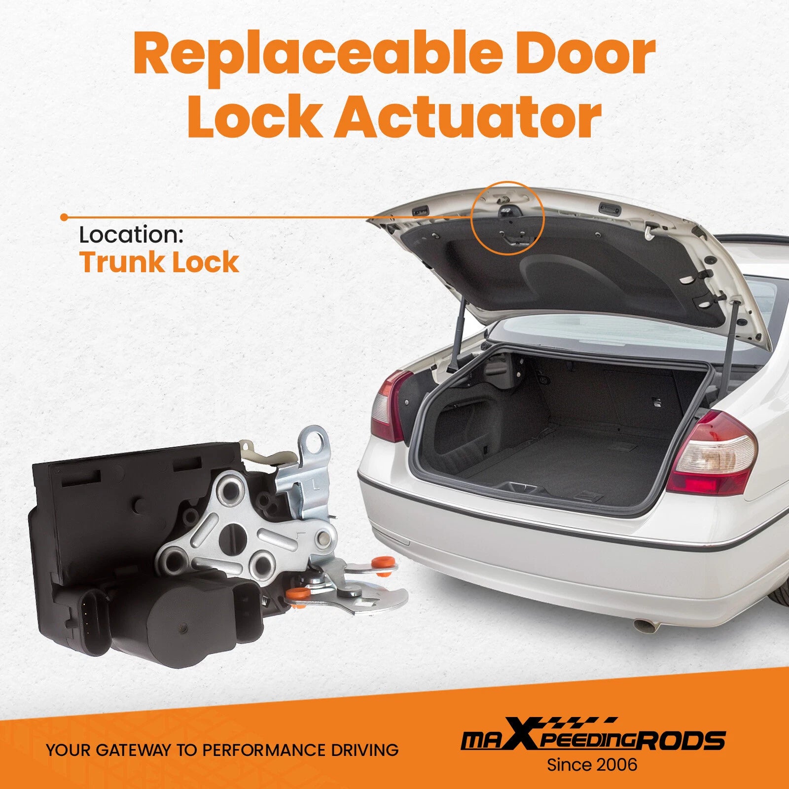 Rear Lift Gate Door Lock Actuator Motor for Chevrolet (2002–2009)