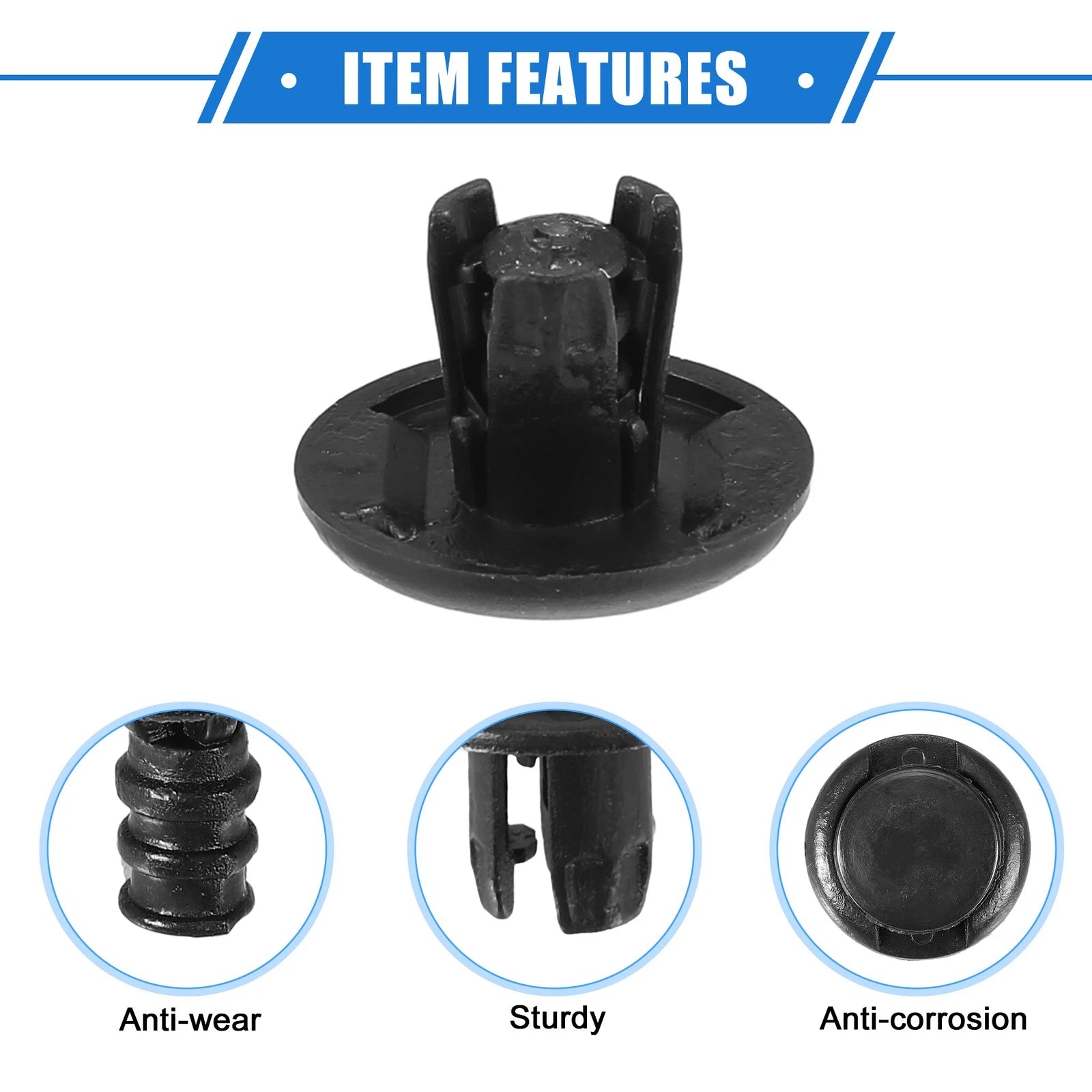40 Pcs Fender Liner Clips for Honda (Various Models)