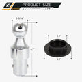 60601 Puck System Gooseneck Hitch Ball for Dodge Ram 2500 (2013–2024)