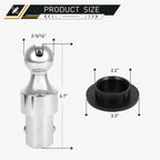 60601 Puck System Gooseneck Hitch Ball for Dodge Ram 2500 (2013–2024)