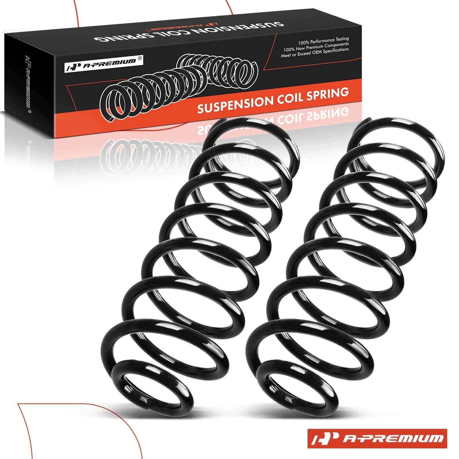 2X Rear Coil Springs for Jeep Wrangler (2007–2017) 4-Door 4WD
