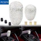 Bling Gear Shift Knob with Crystal Diamond for Manual/Automatic Transmission