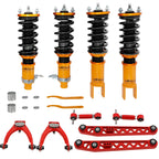 Set of 4 Coilovers & 6 Control Arms for Honda Civic (1996–2000)