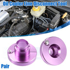 Transmission Oil Cooler Line Disconnect Tool Set for Ford (3/8" & 1/2")