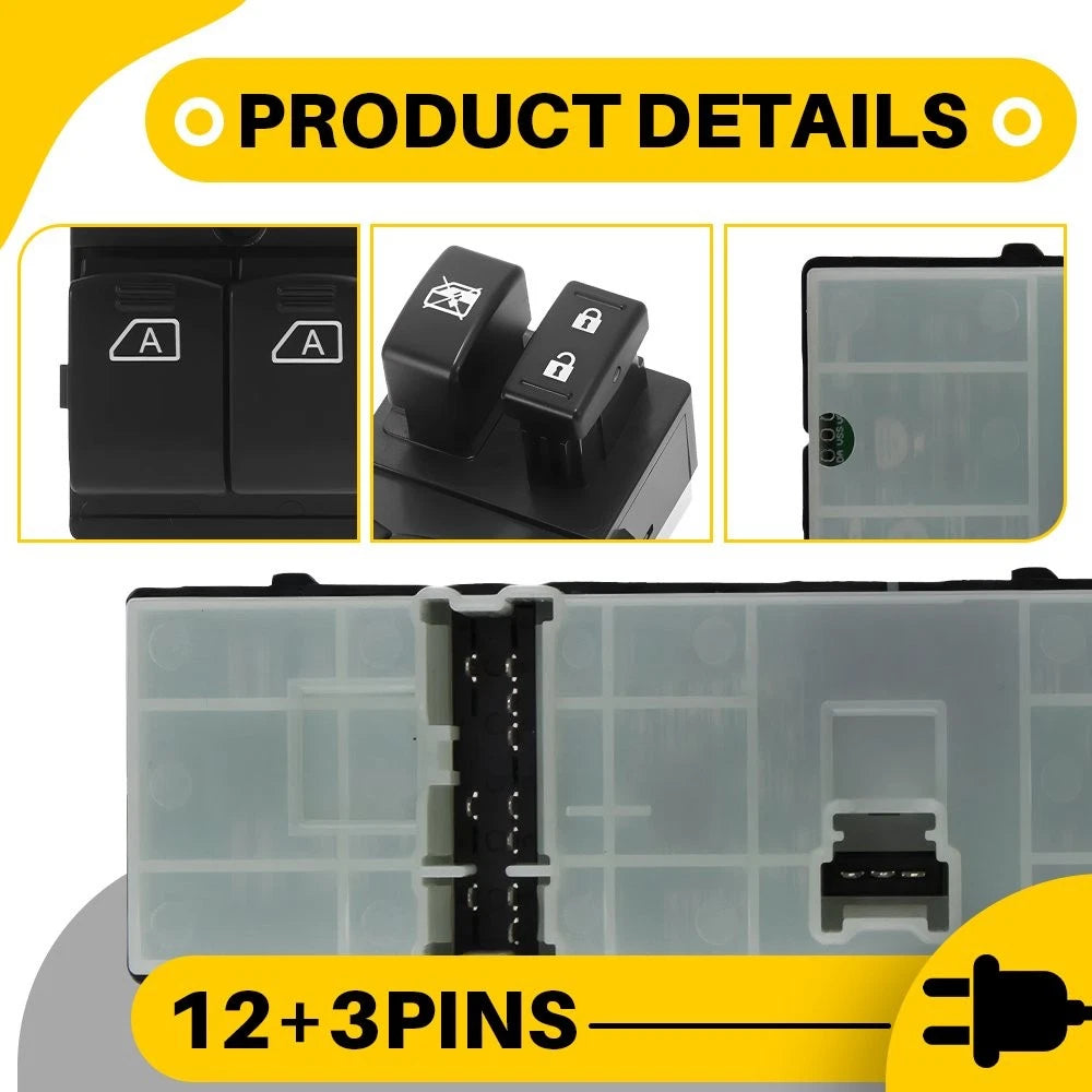 Master Window Control Switch for Infiniti G37 Q40 (2009–2015)