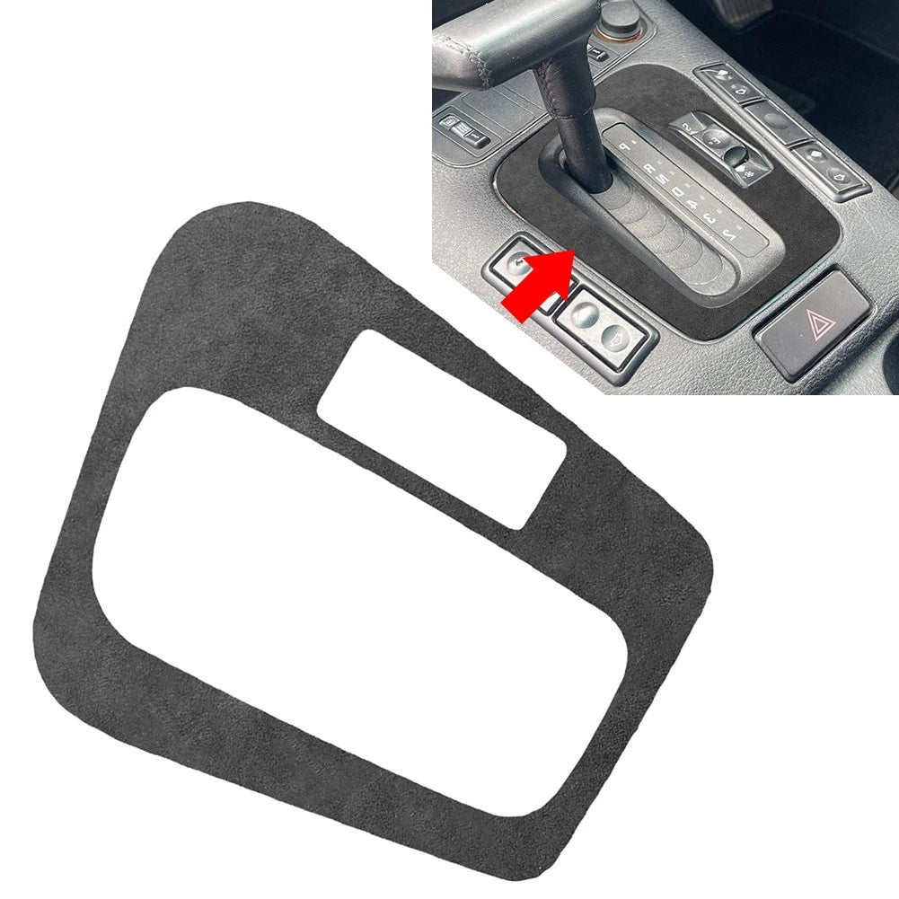 1x Console Gear Shift Panel Cover Trim for BMW 3 Series E36 (1991–1999) Suede Black