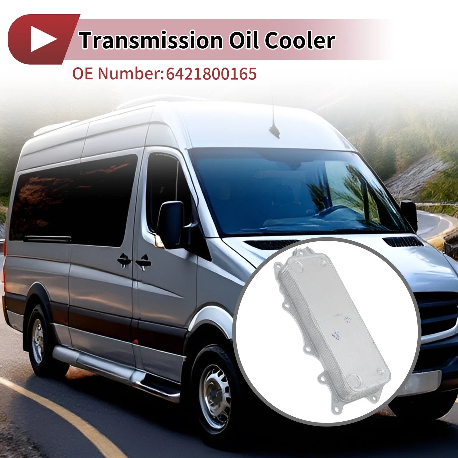 Engine Oil Cooler for Mercedes-Benz Sprinter 2500 (No. 6421800165)