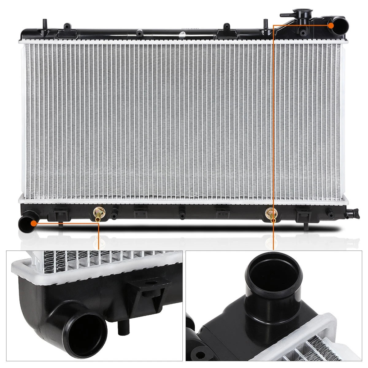 Aluminum Radiator for Subaru Forester/Impreza (1998–2002) DPI-2402