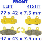 MC Brake Pads for Can Am Ryker 900 Ace (2018–2024) Front Rear