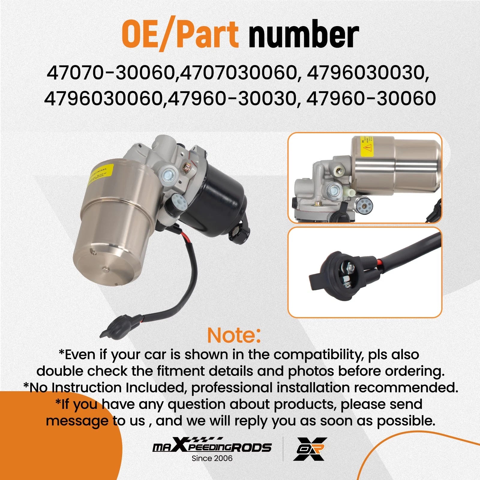 ABS Pump Brake Booster for Lexus GS300 (1998–2005)