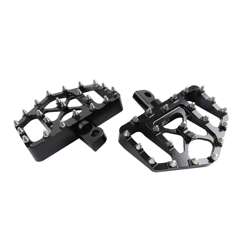Wide MX Style Foot Pegs for Harley Touring Sportster Softail Dyna
