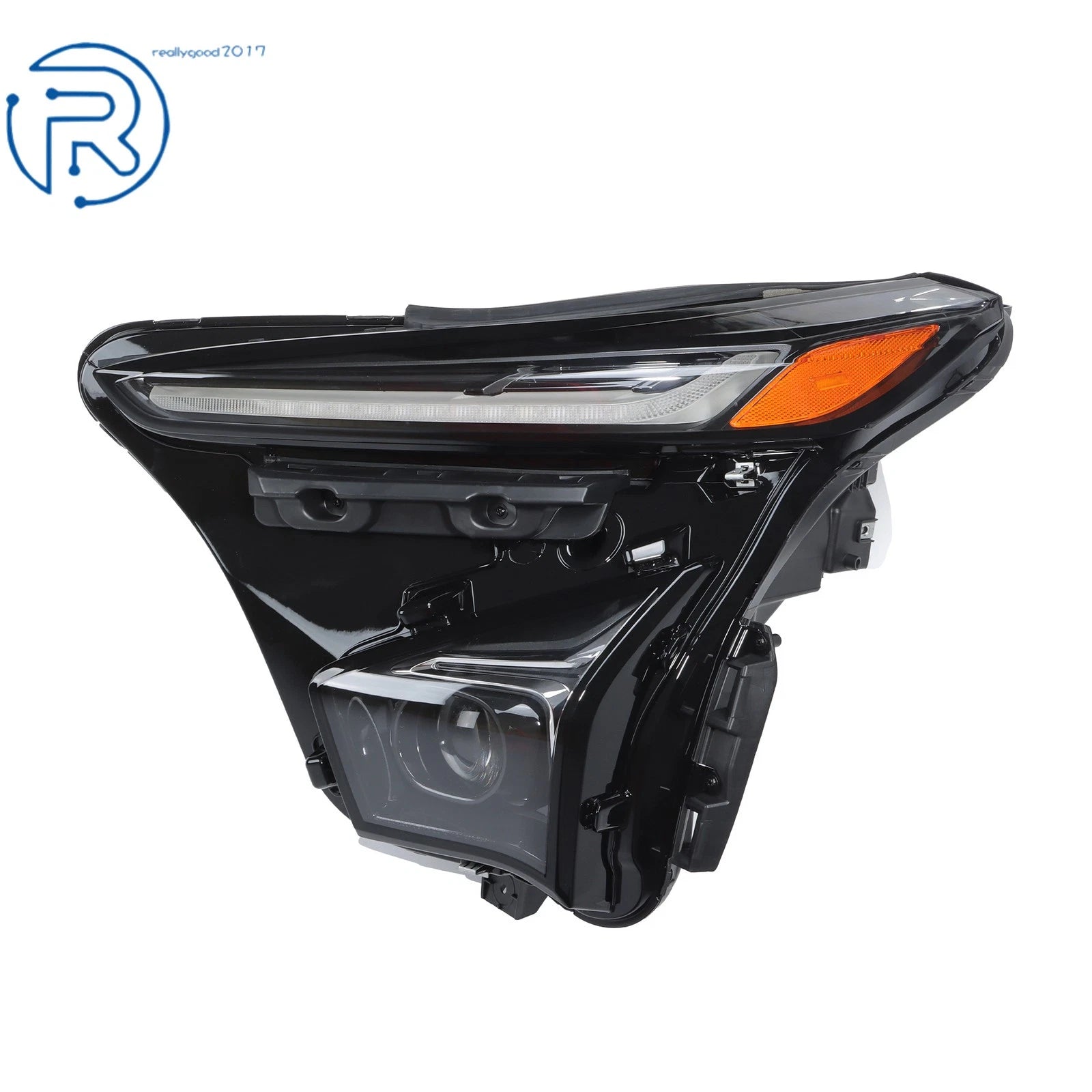 Full LED Headlight for Chevy Bolt EUV (2022–2023) Left Side Black Housing