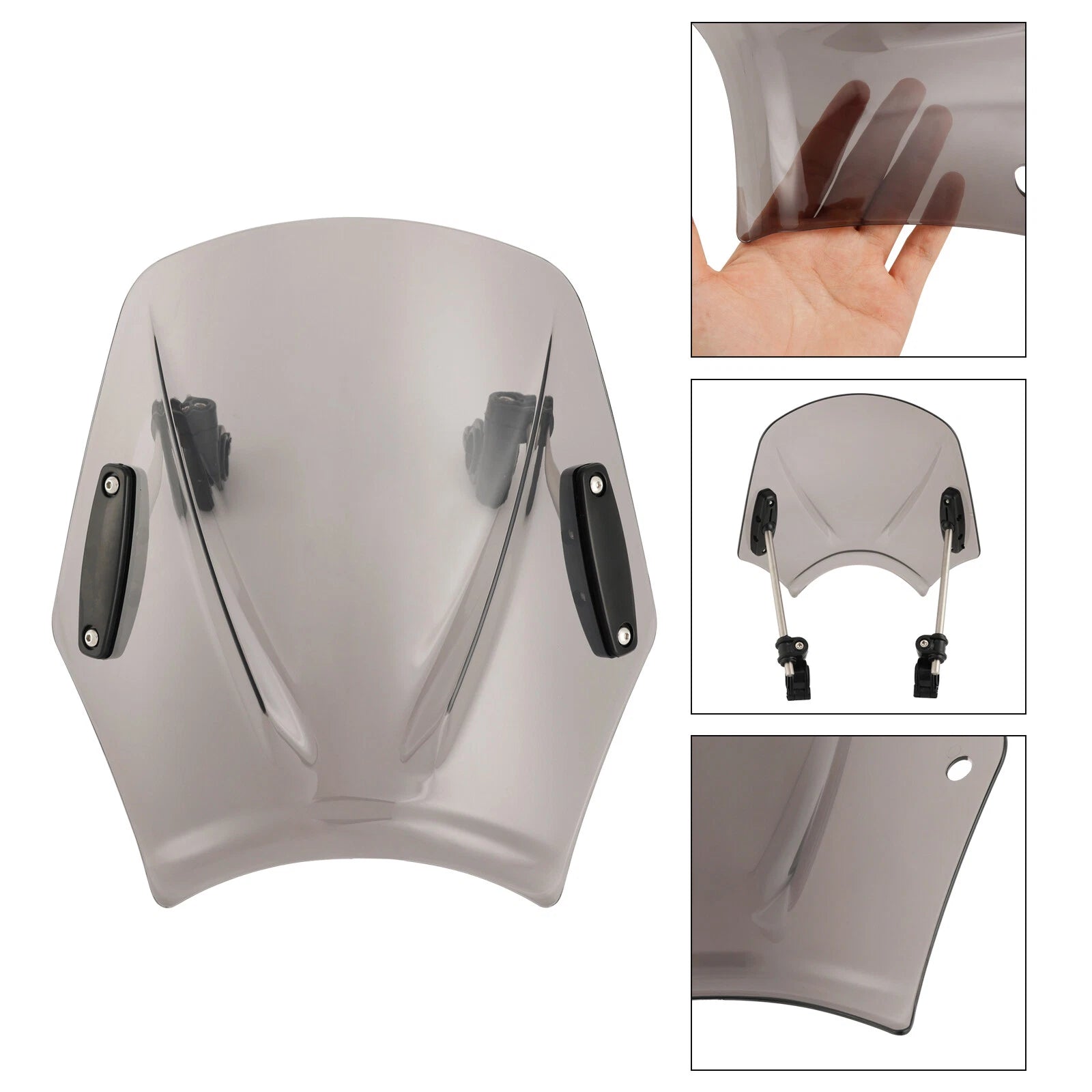 Windshield for Motorcycle with 22mm / 7/8" Handlebar (Universal)
