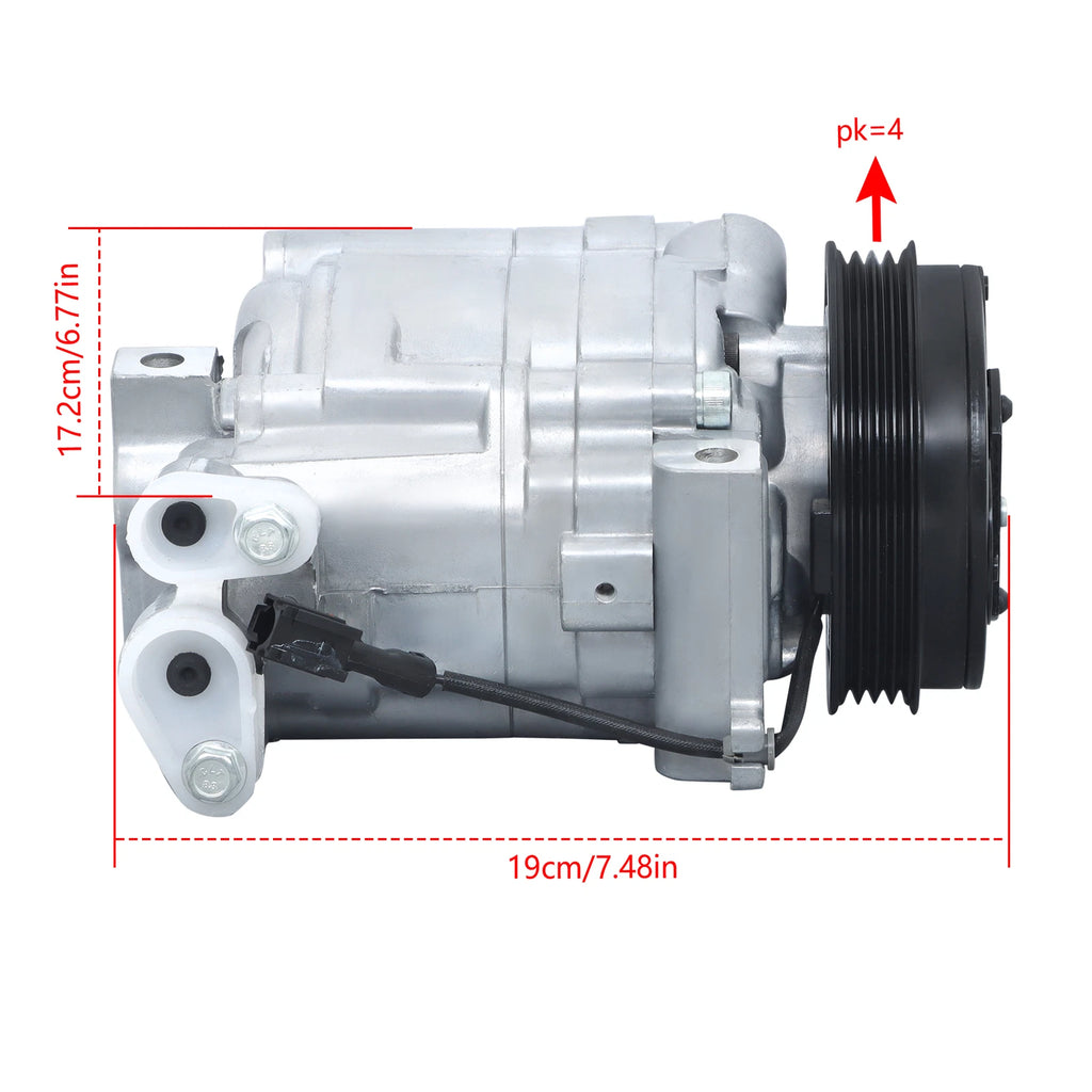 A/C Compressor with Clutch for Subaru Impreza (2008-2014)